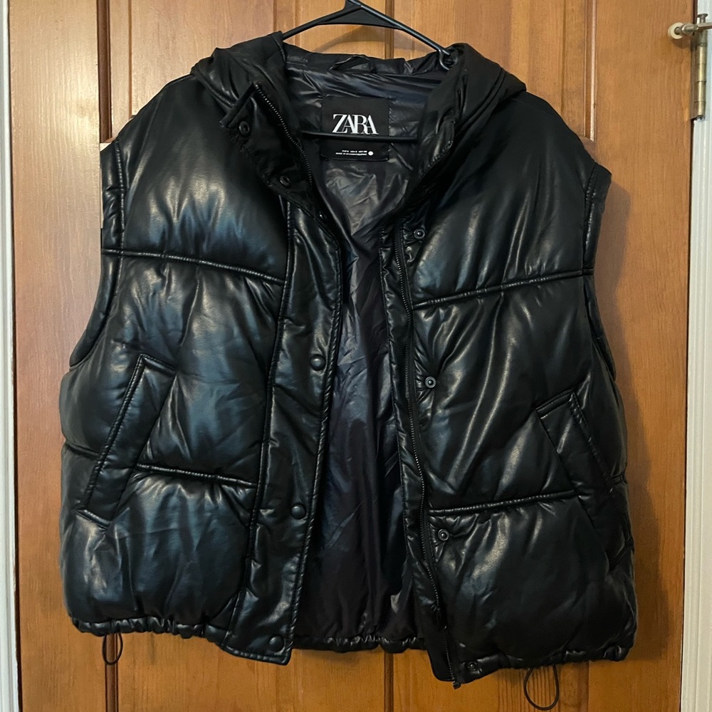 Zara Leather vest